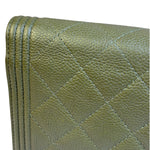 Chanel Olive Green Quilted Caviar Boy Flap Wallet On Chain 2017