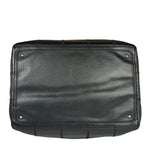 Chanel Black Quilted Leather Chocolate Bar Bowling Handbag