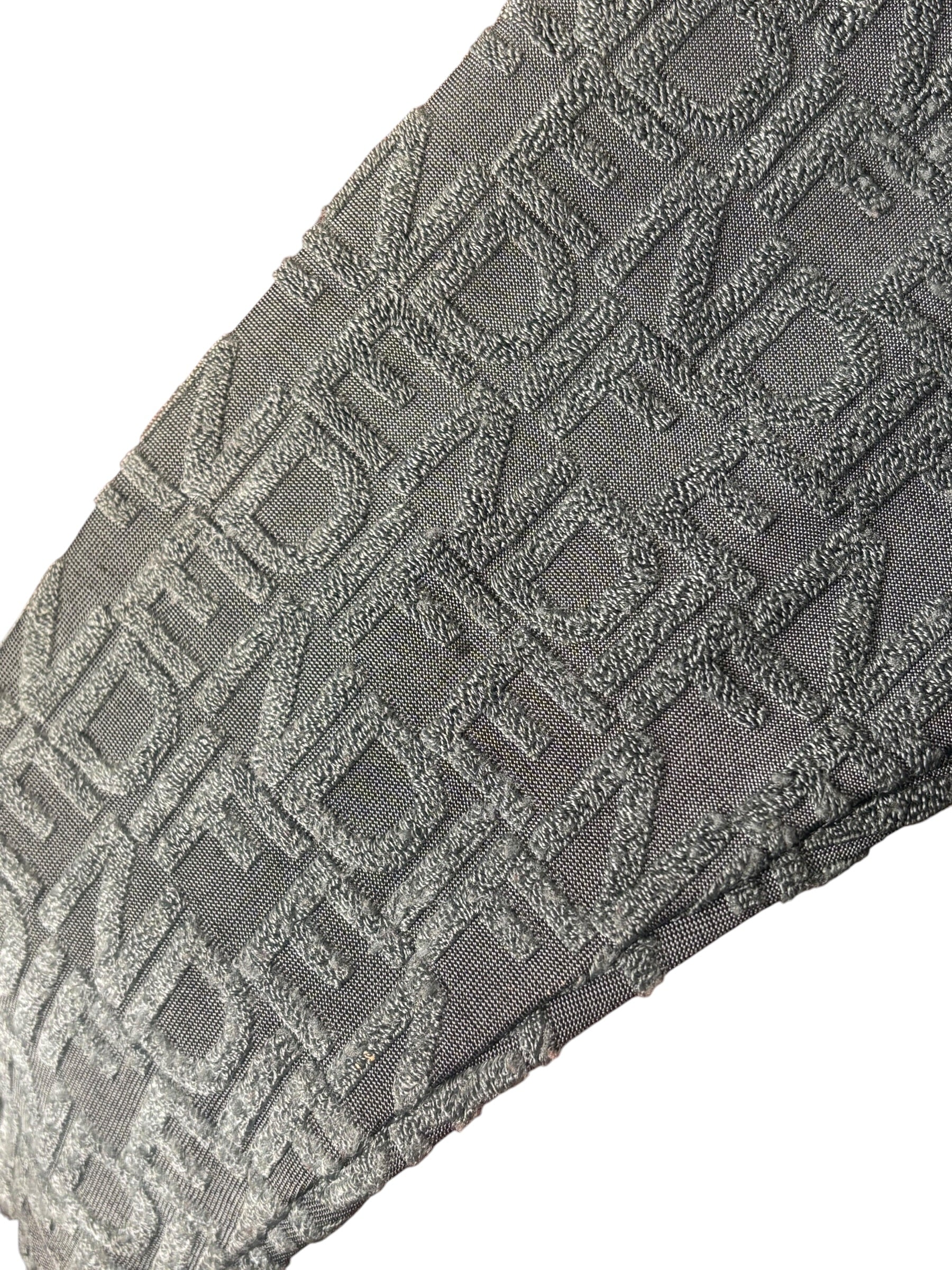 Fendi Vintage Dark Grey Logo Sweater