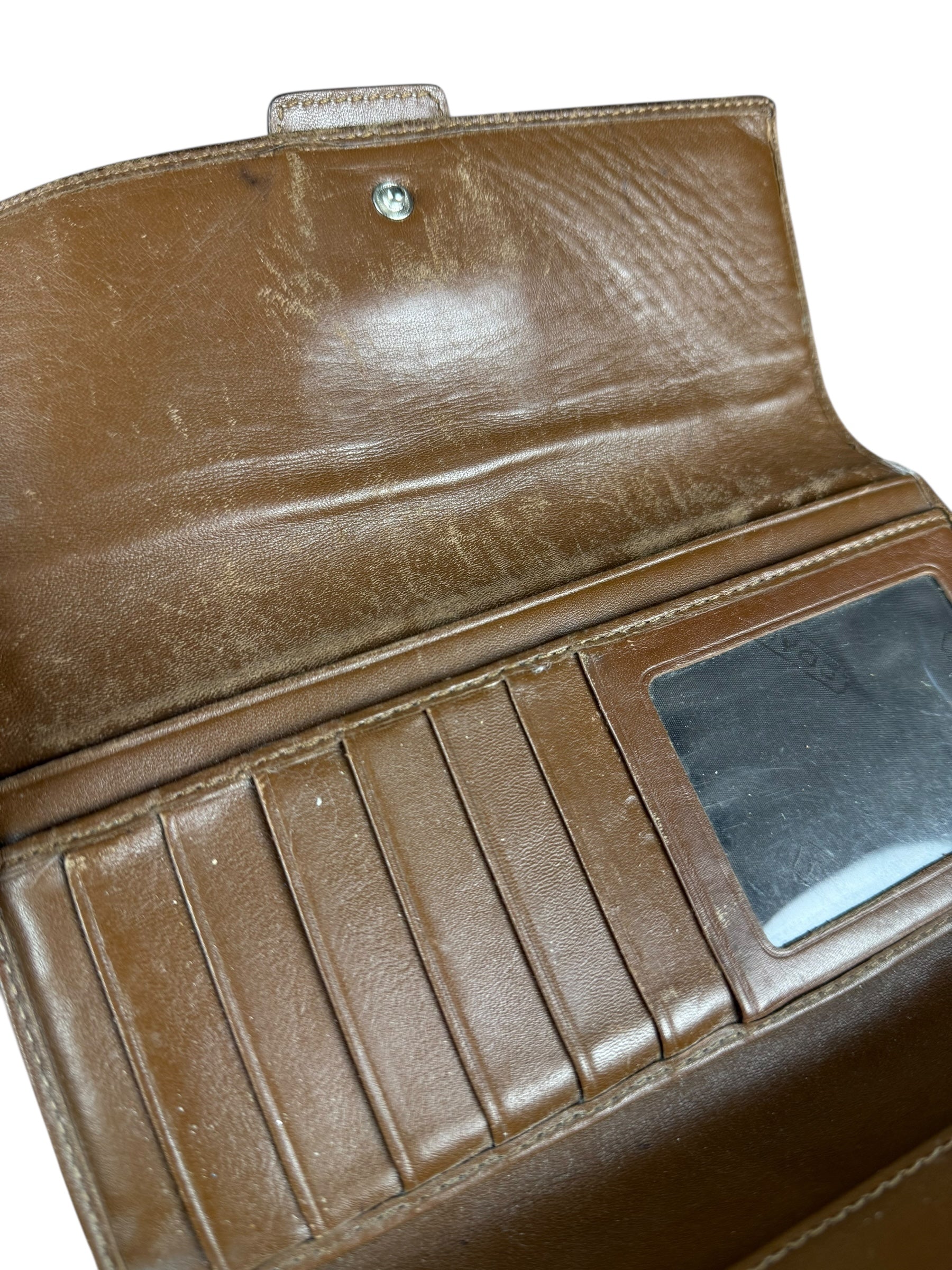Coach Vintage Signature C Long Wallet Brown