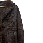 Vintage Saga Mink Dark Hazel Brown Coat