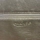 Chanel Black Patent Chocolate Bar Tote Bag 2002