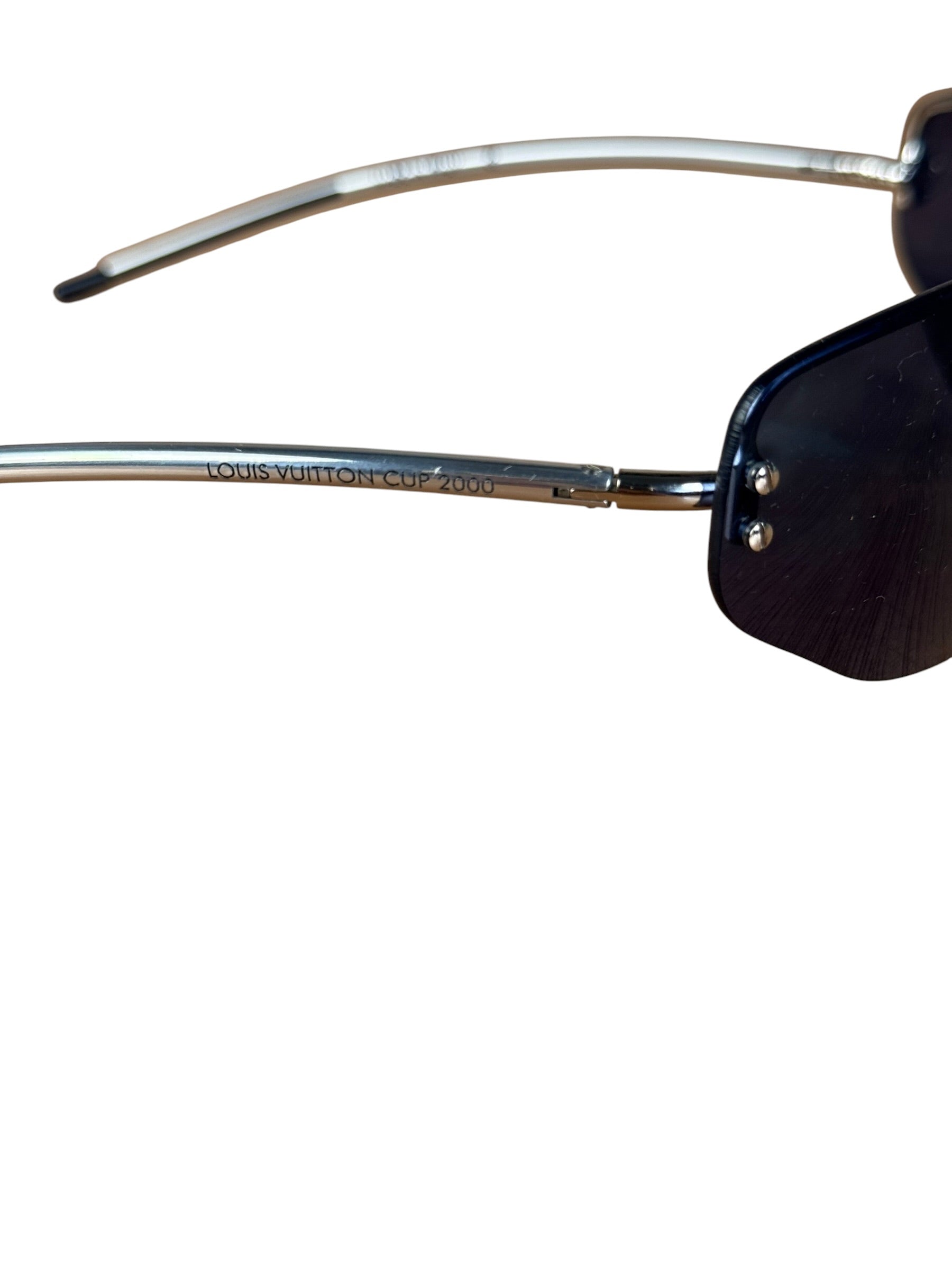 Louis Vuitton 2000 Cup Blue Shield Sunglasses