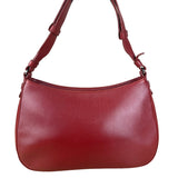 Loewe Vintage Red Leather Shoulder Bag