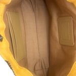 Coach Mustard Yellow Tote 20 In Colorblock Two-Way Bag