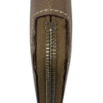 Hermes Taupe Epsom Leather Silk'In Long Wallet 2009