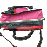 Balenciaga Multi-Color Vertical Stripe Bazar Shopper Two-Way Bag