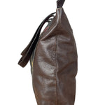 Vivienne Westwood Brown Leather Tartan Shoulder/Tote Bag