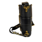 Prada Black Saffiano Leather Cahier Shoulder Bag