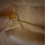 Chanel Cream/Pink Leather Lax Crochet Bowler Shoulder Bag 2004