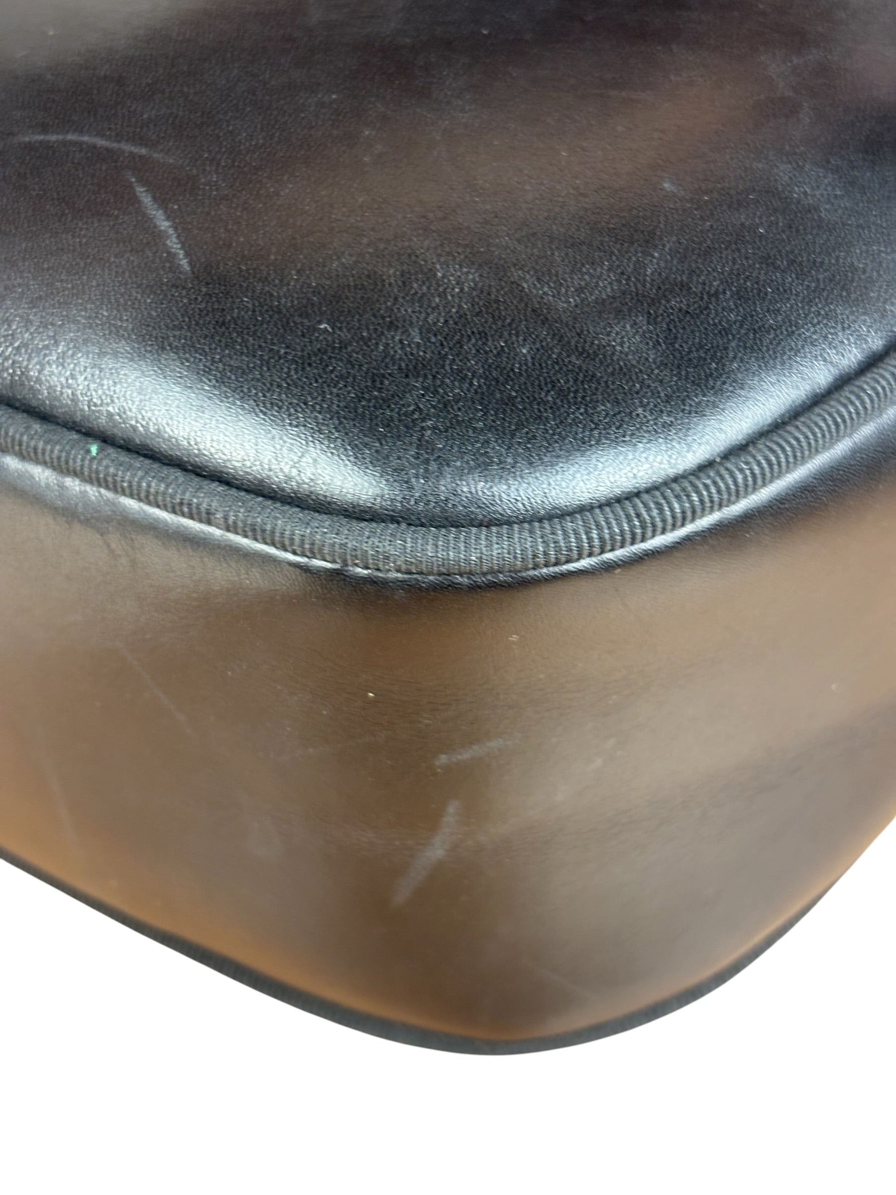 Salvatore Ferragamo Black Leather Vara Bow Crossbody Bag