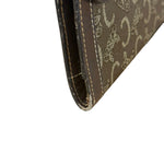 Celine Vintage Canvas Snap Trifold Wallet