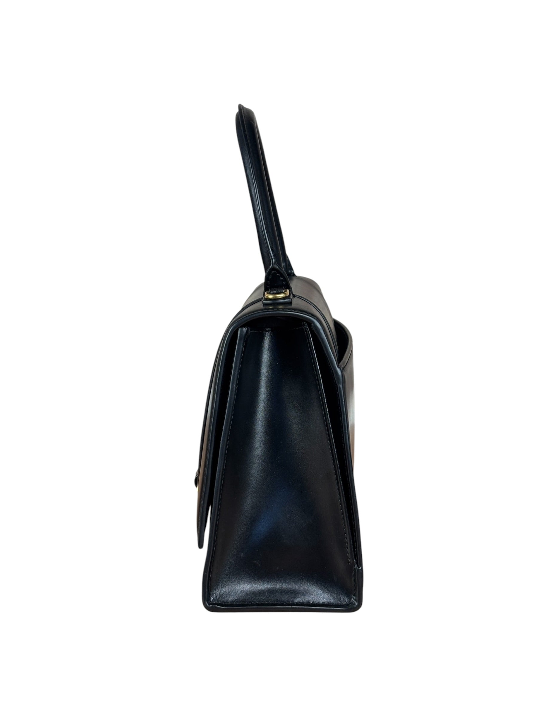 Balenciaga Black Hourglass Top Handle