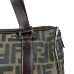 Fendi Vintage FF Zucca Print Mini Boston Handbag
