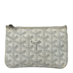 Goyard White Senat Mini Pouch
