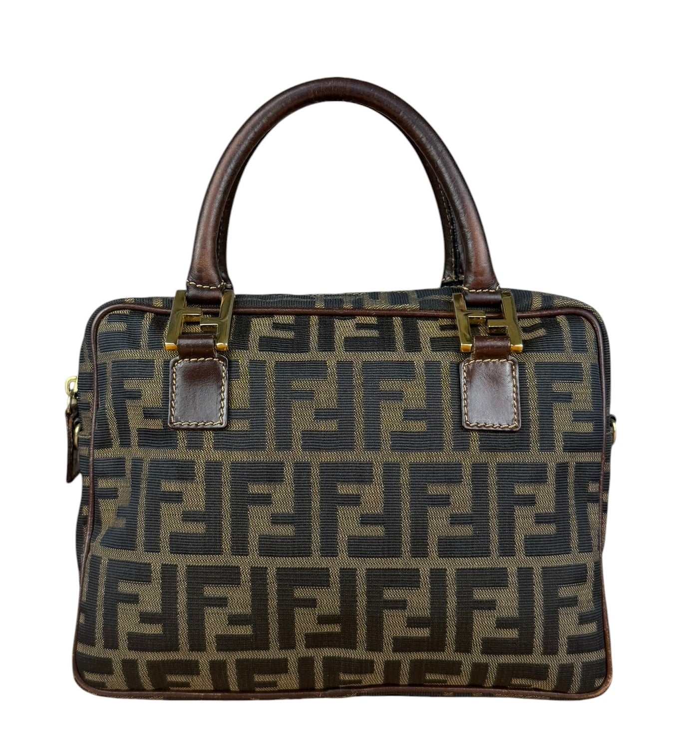 Fendi FF Vintage Zucca Mini Top Handle Bag