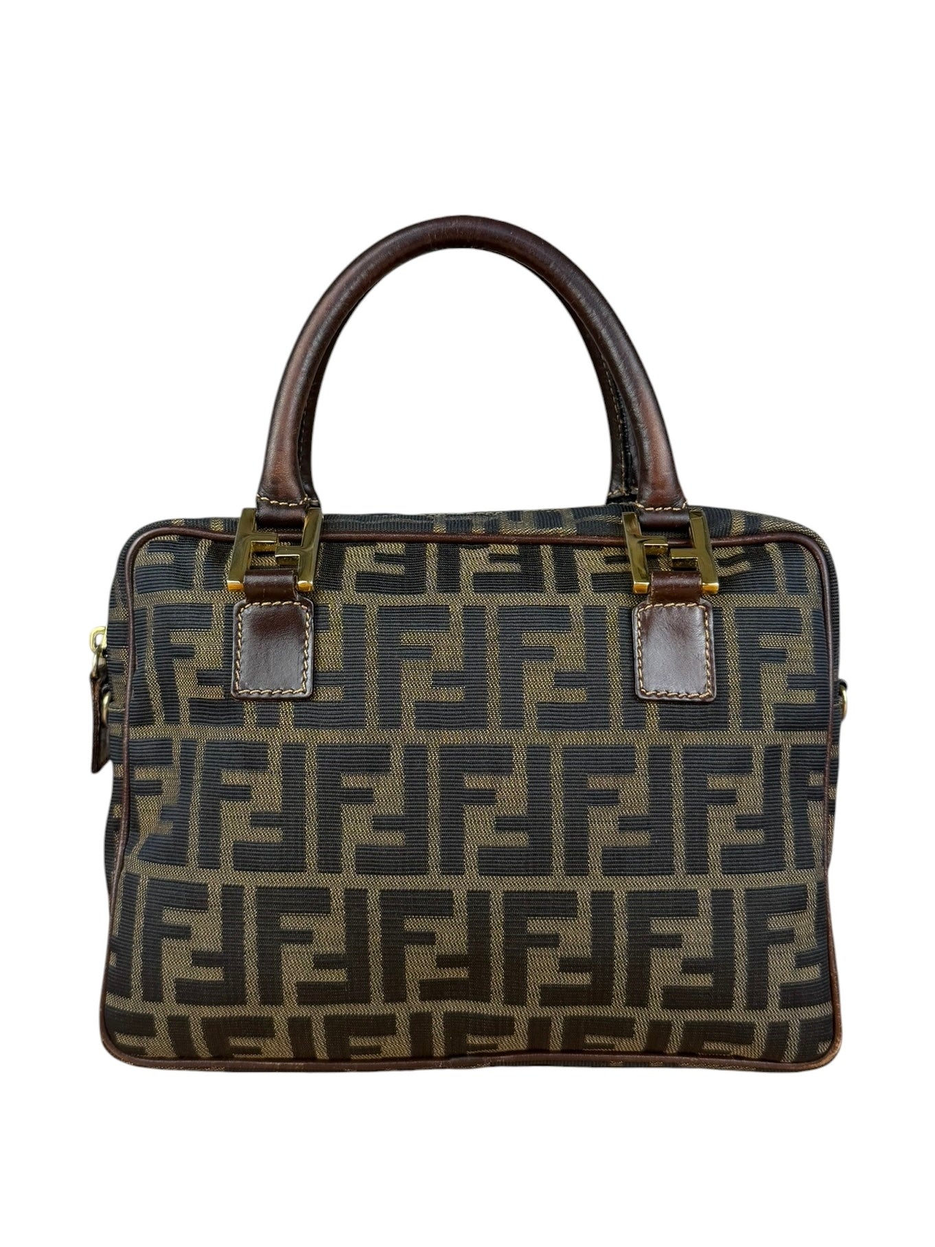 Fendi FF Vintage Zucca Mini Top Handle Bag