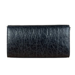Balenciaga Black Croc Embossed Le City Clutch/Wallet