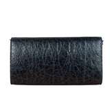 Balenciaga Black Croc Embossed Le City Clutch/Wallet