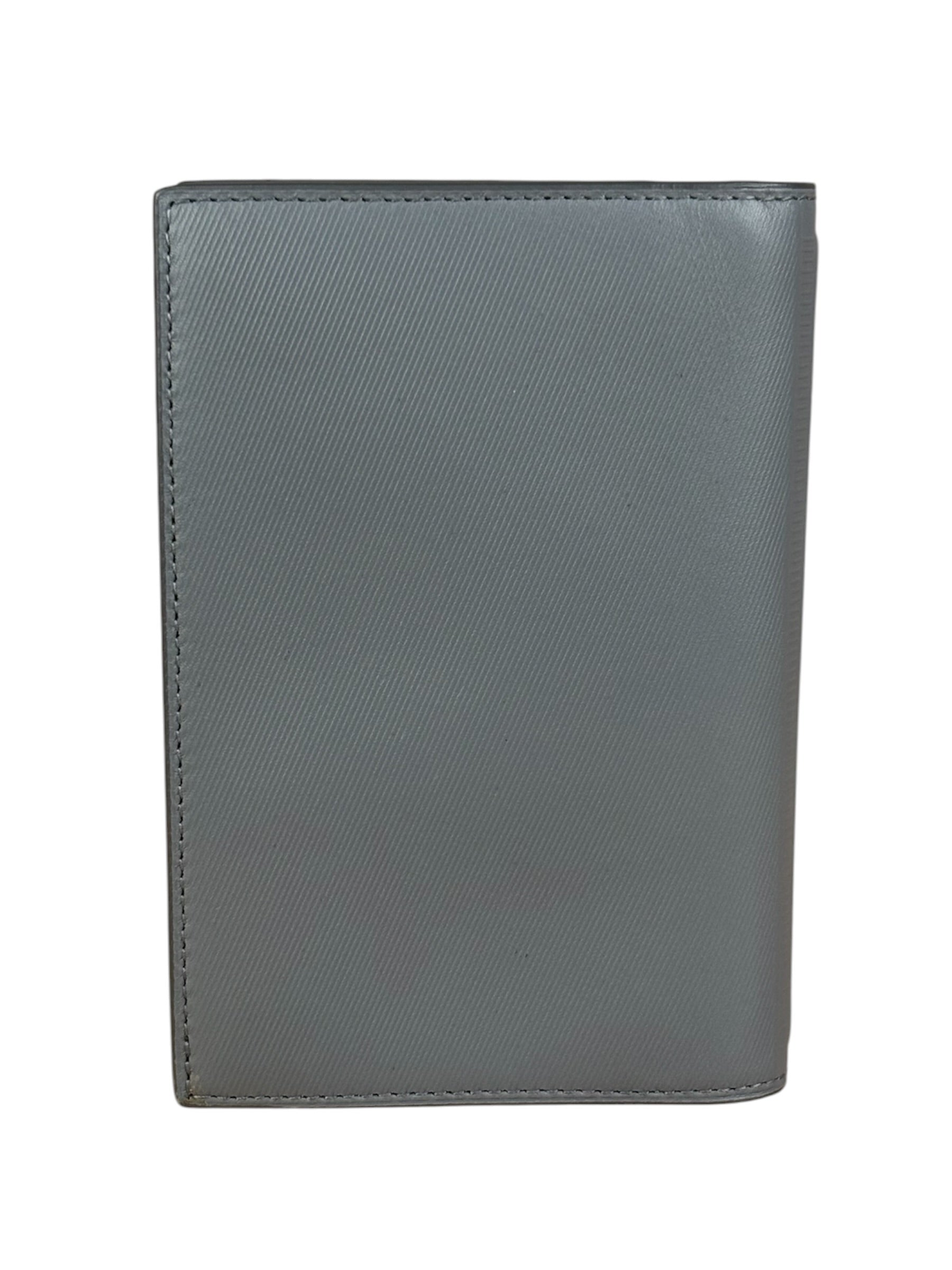 Balenciaga Grey Leather Passport Holder