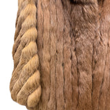 Malvoisie Vintage Brown Fur Coat
