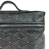 Metier Brown Leather Long Haul Toiletry Bag