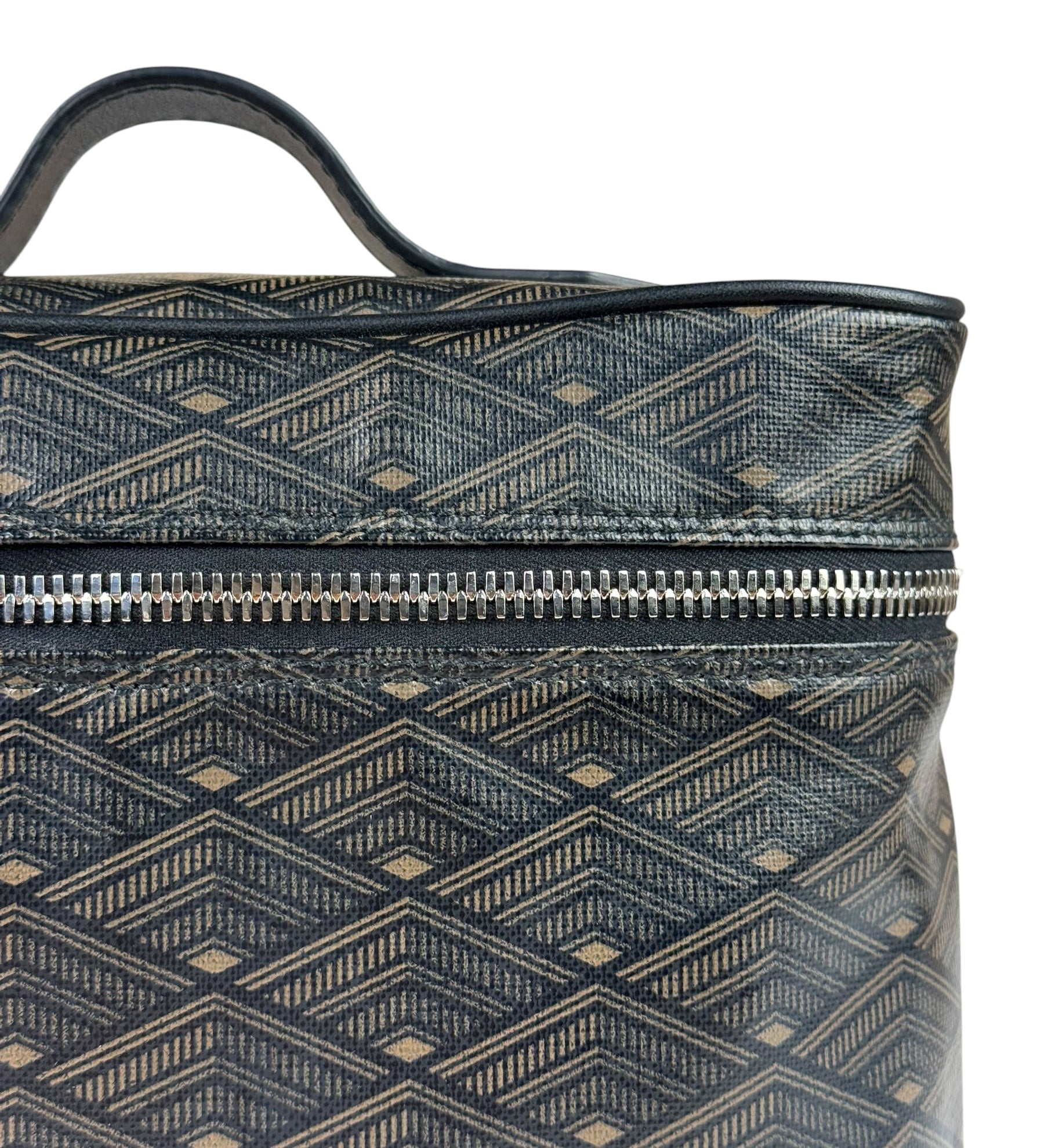 Metier Brown Leather Long Haul Toiletry Bag