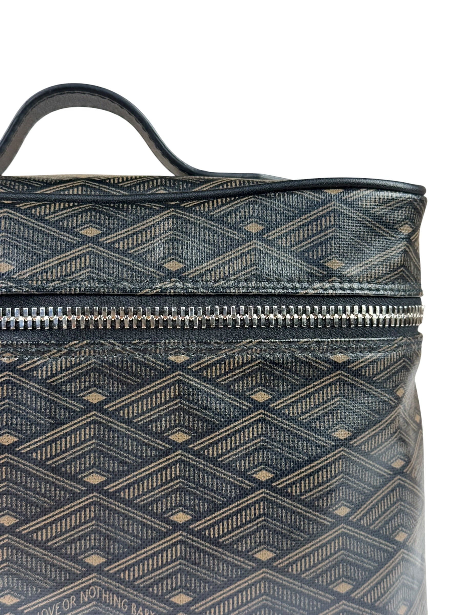 Metier Brown Leather Long Haul Toiletry Bag