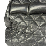 Chanel Black Caviar Quilted Coco Cocoon Bowler Bag 2009