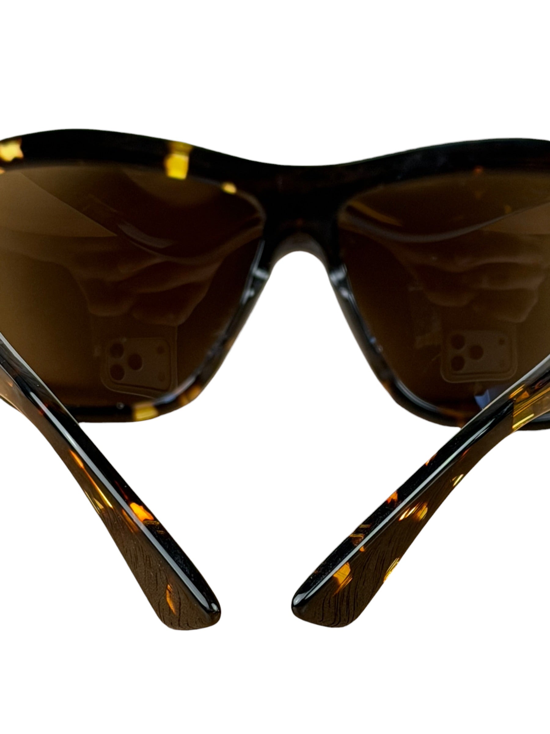 Bottega Veneta Tortoise Brown Cat-Eye Sunglasses