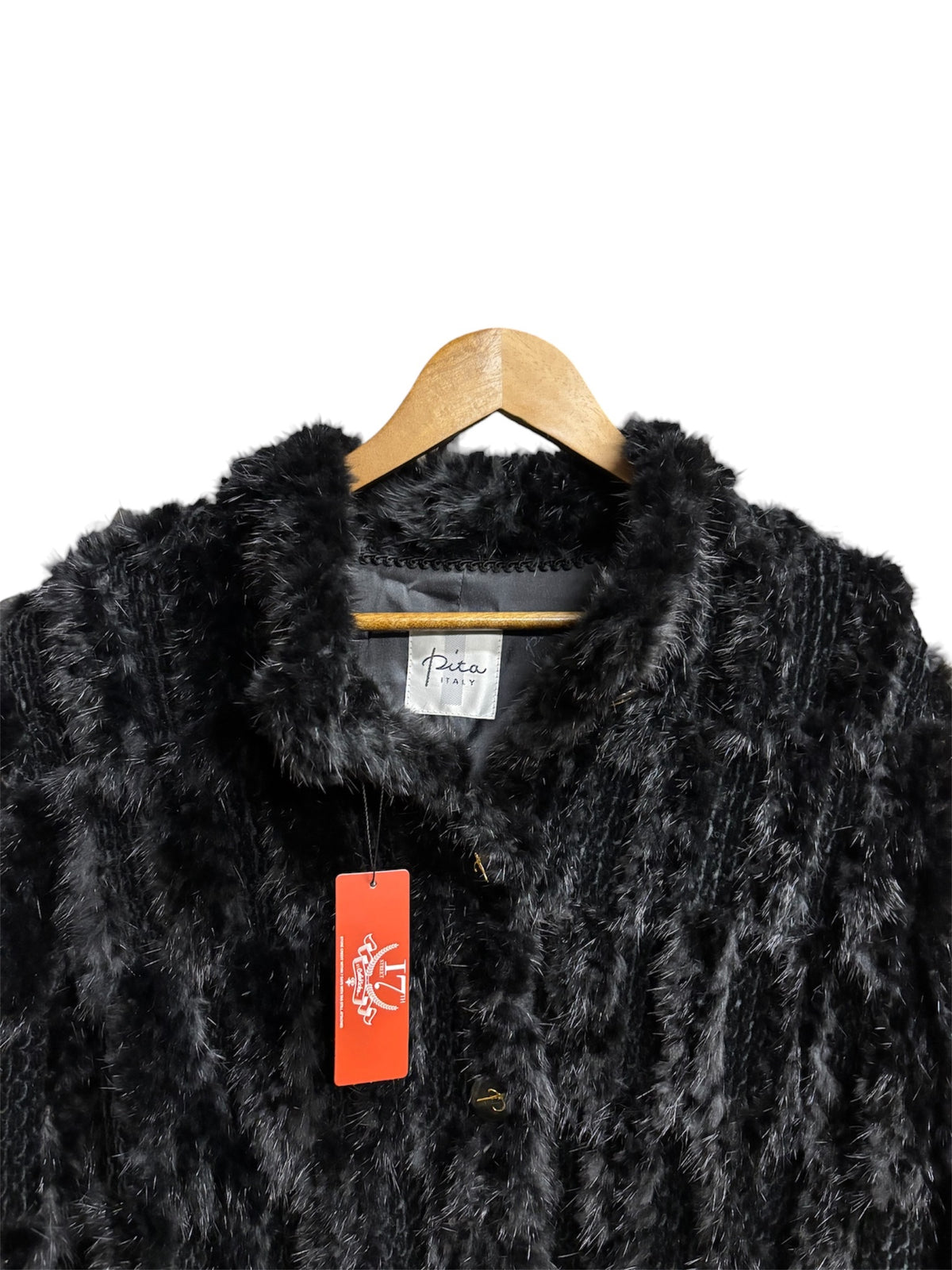 Vintage Pita Black Mink/Persian Lamb Fur Coat