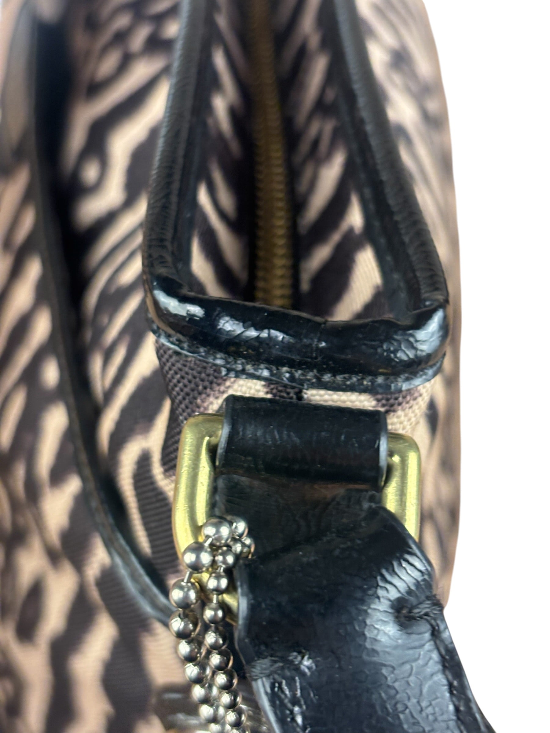 Coach Leopard Print Canvas Crossbody