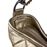 Chanel Gold Leather Gabrielle Hobo 2016