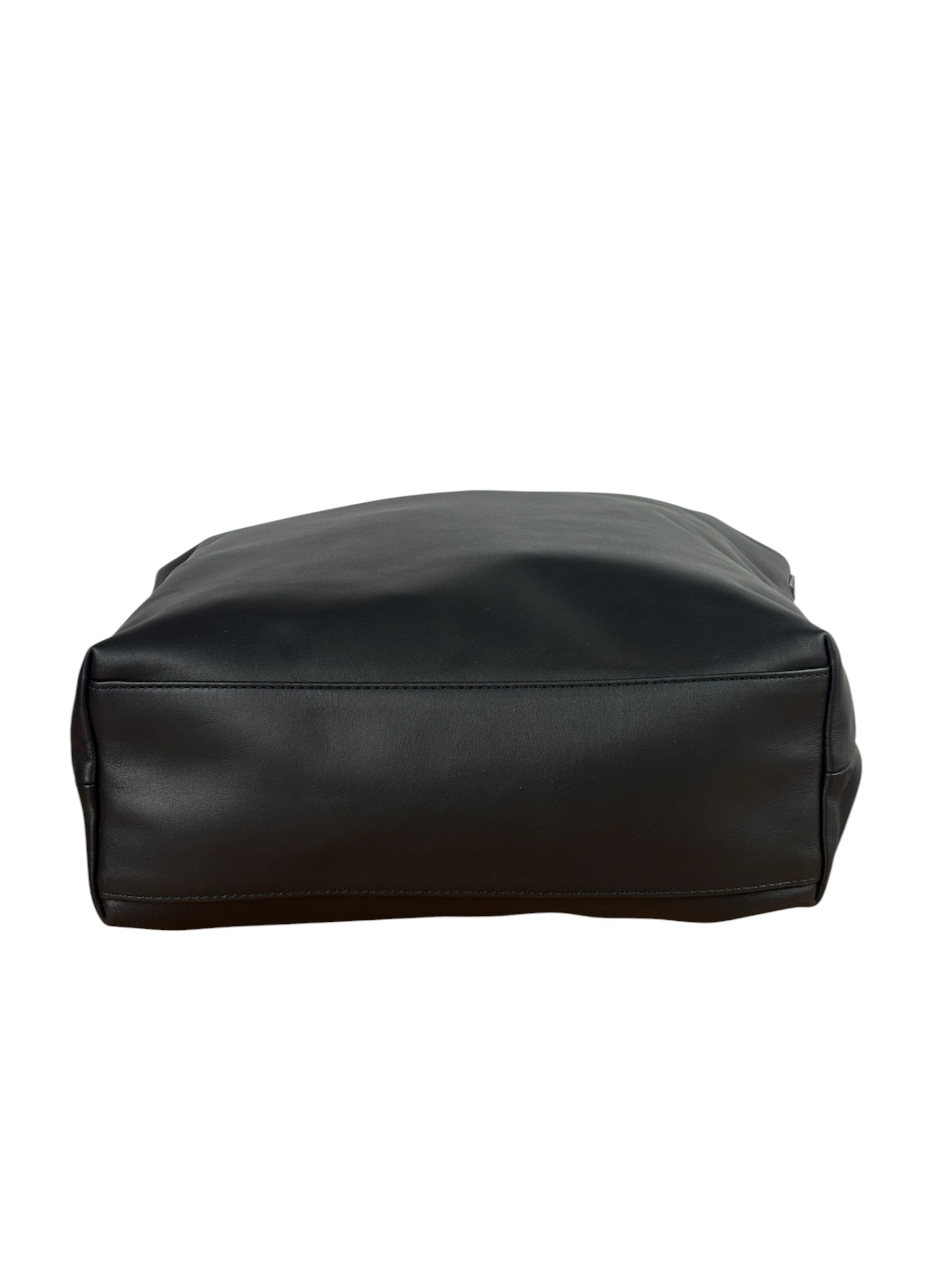 Longchamp Black Leather Le Pliage Xtra Medium Tote
