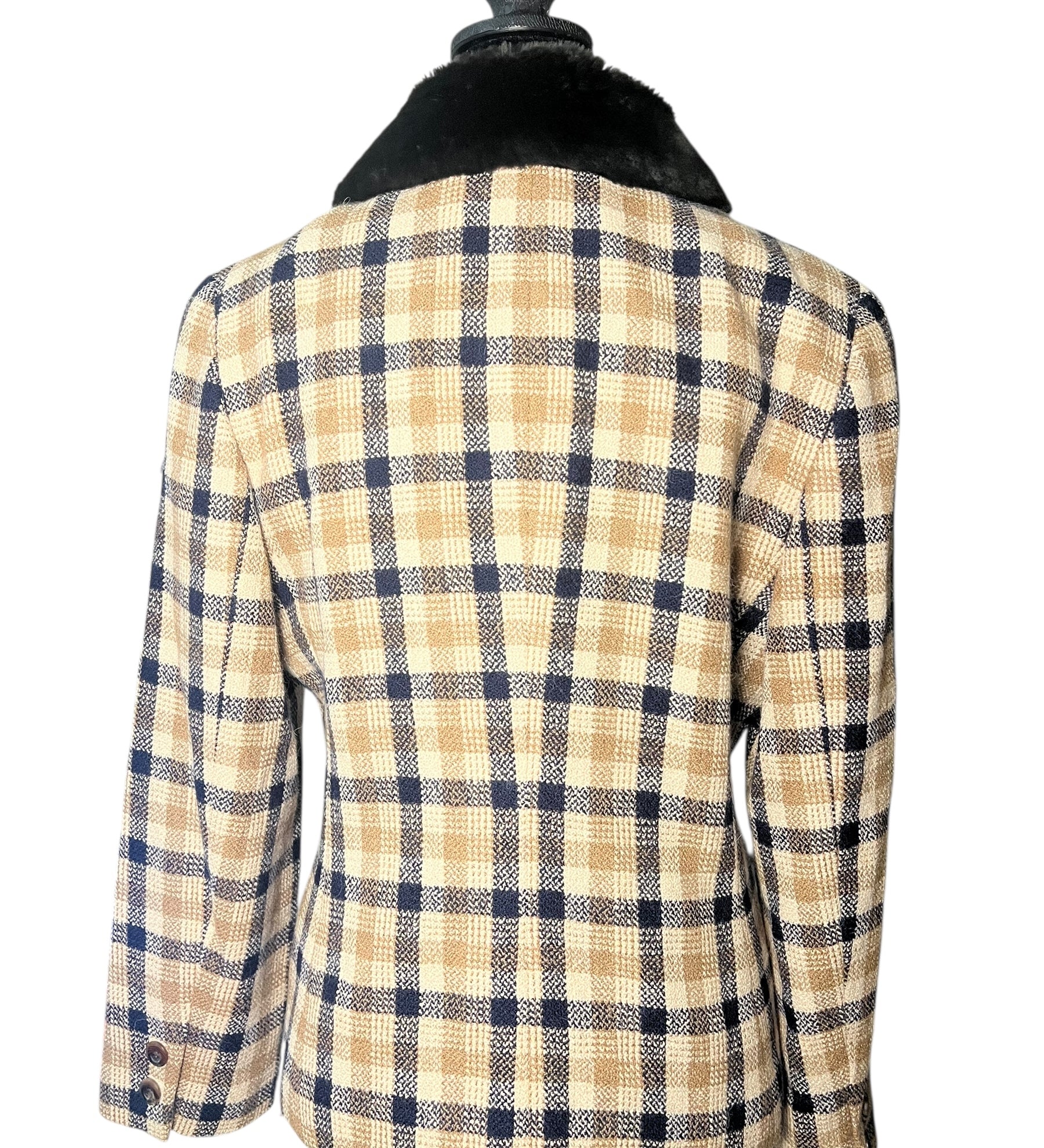 Burberry Check Button Up Jacket