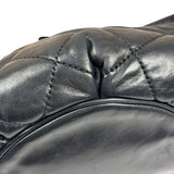 Chanel Black Quilted Lambskin Cloudy Bundle Hobo 2005