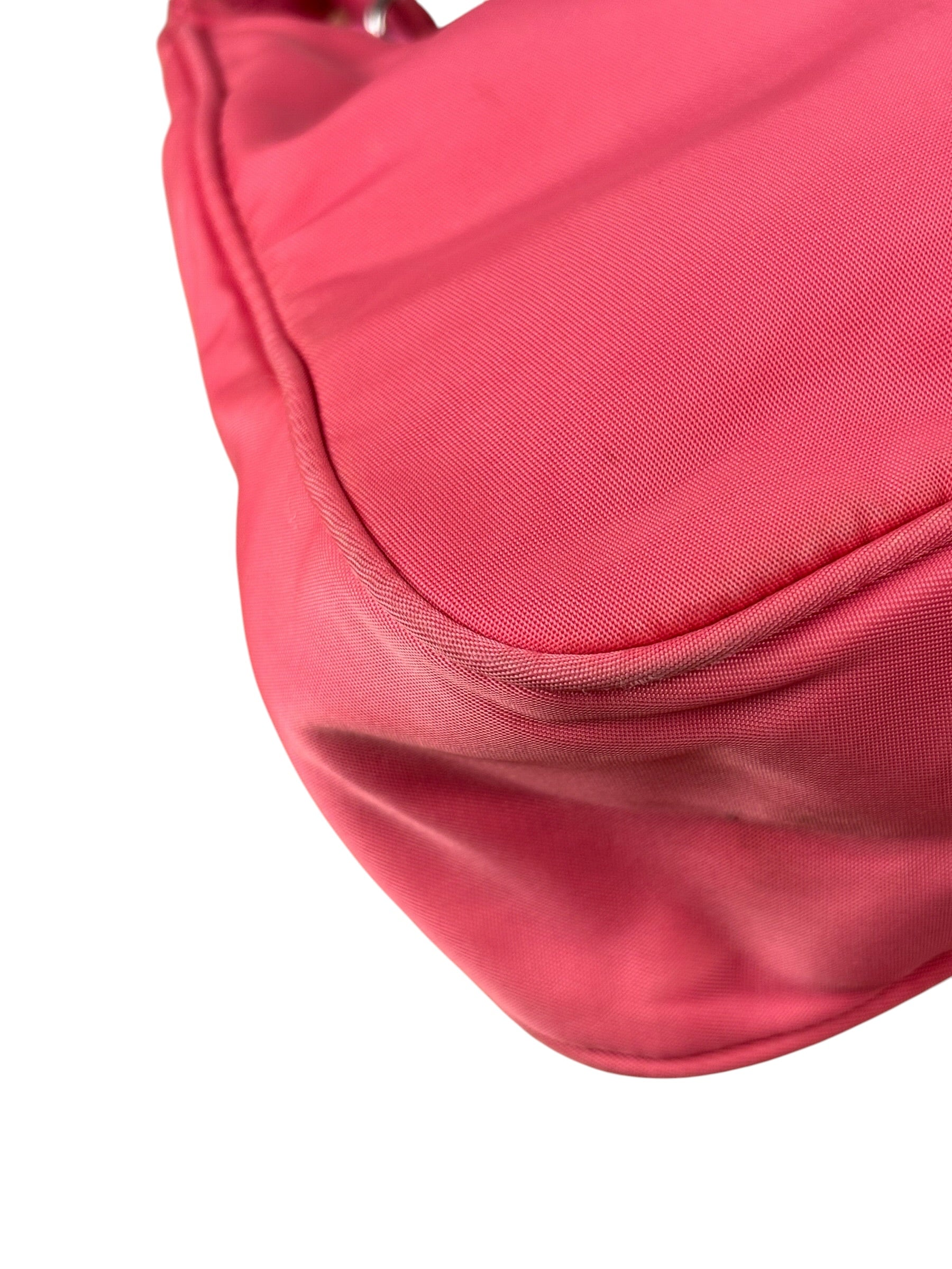 Prada Pink Tessuto Nylon Pochette