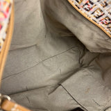 Fendi FF Floral Zucchino Shoulder Tote