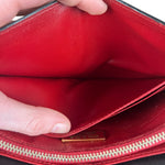 Prada Saffiano Lux Bow Crossbody Wallet