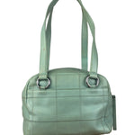Chanel Light Green Quilt LAX Leather Bowler Bag 2004