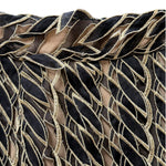 Loewe Gold/Black Multi-Layered Embroidered Ribbon Skirt