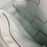 Bottega Veneta Intercciato Cassette Glacier Crossbody