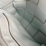 Bottega Veneta Intercciato Cassette Glacier Crossbody