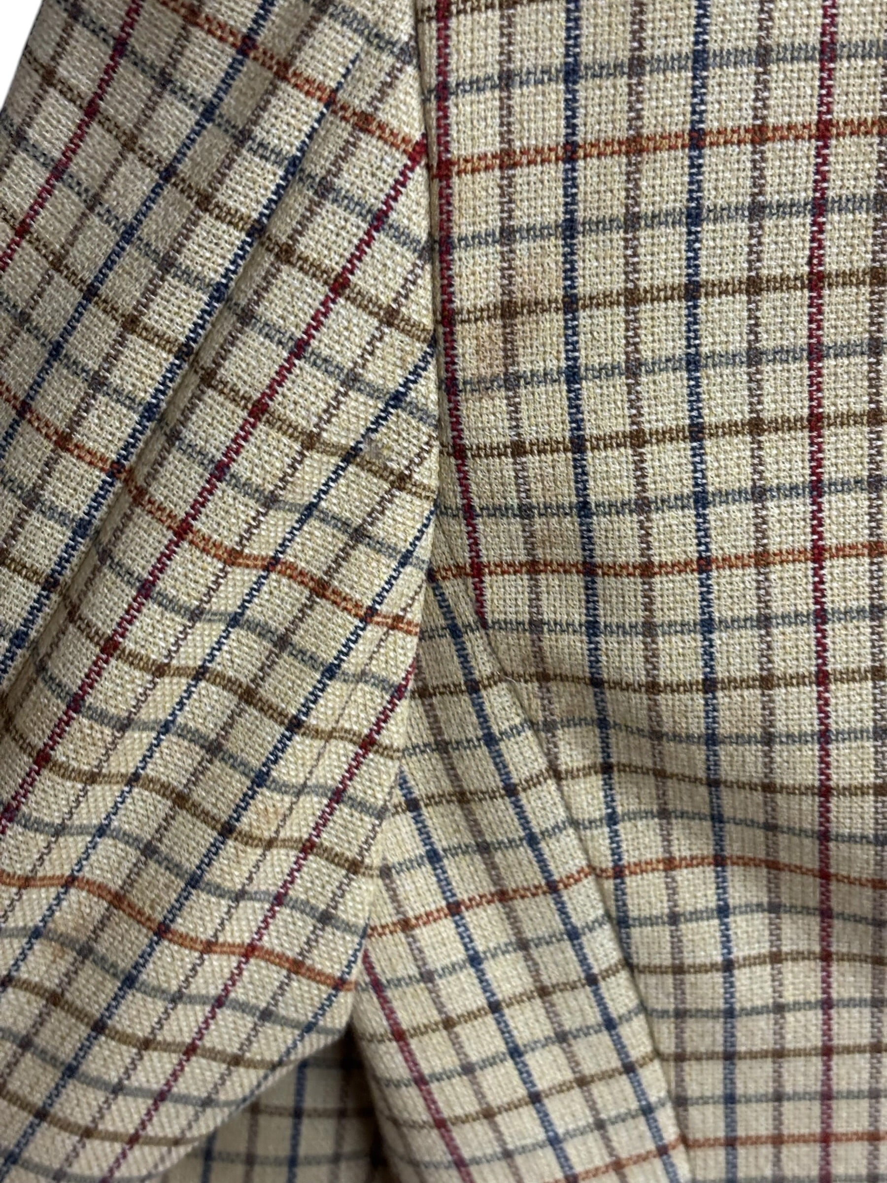80s/90s Vintage Hermes Plaid Sportcoat (Distressed)