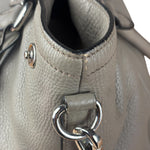Prada Grey Vitello Daino Leather 2Way Handbag