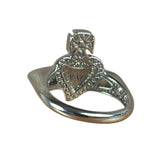 Vivienne Westwood Silver Diamante Red Enamel Ring