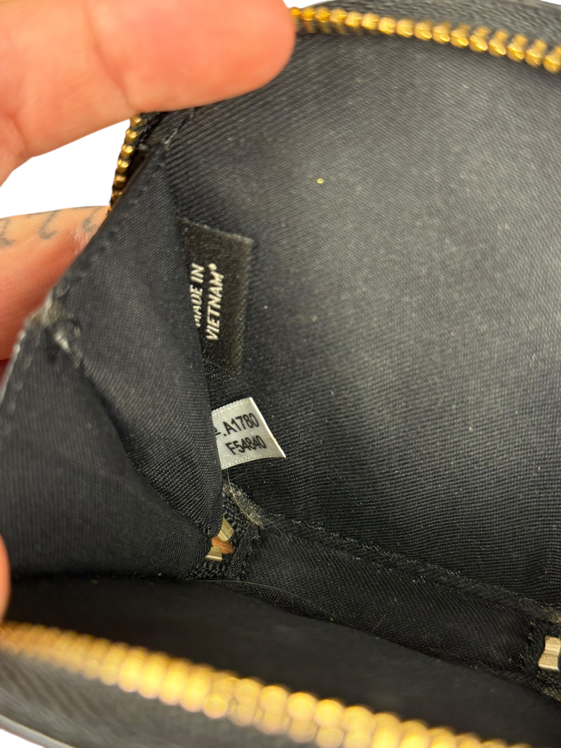 Coach Monogram Circle pouch