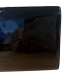 Yves Saint Laurent Black Patent Leather Belle De Jour Clutch