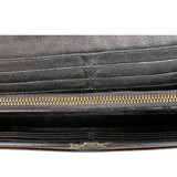 Bottega Veneta Woven Long Wallet Black