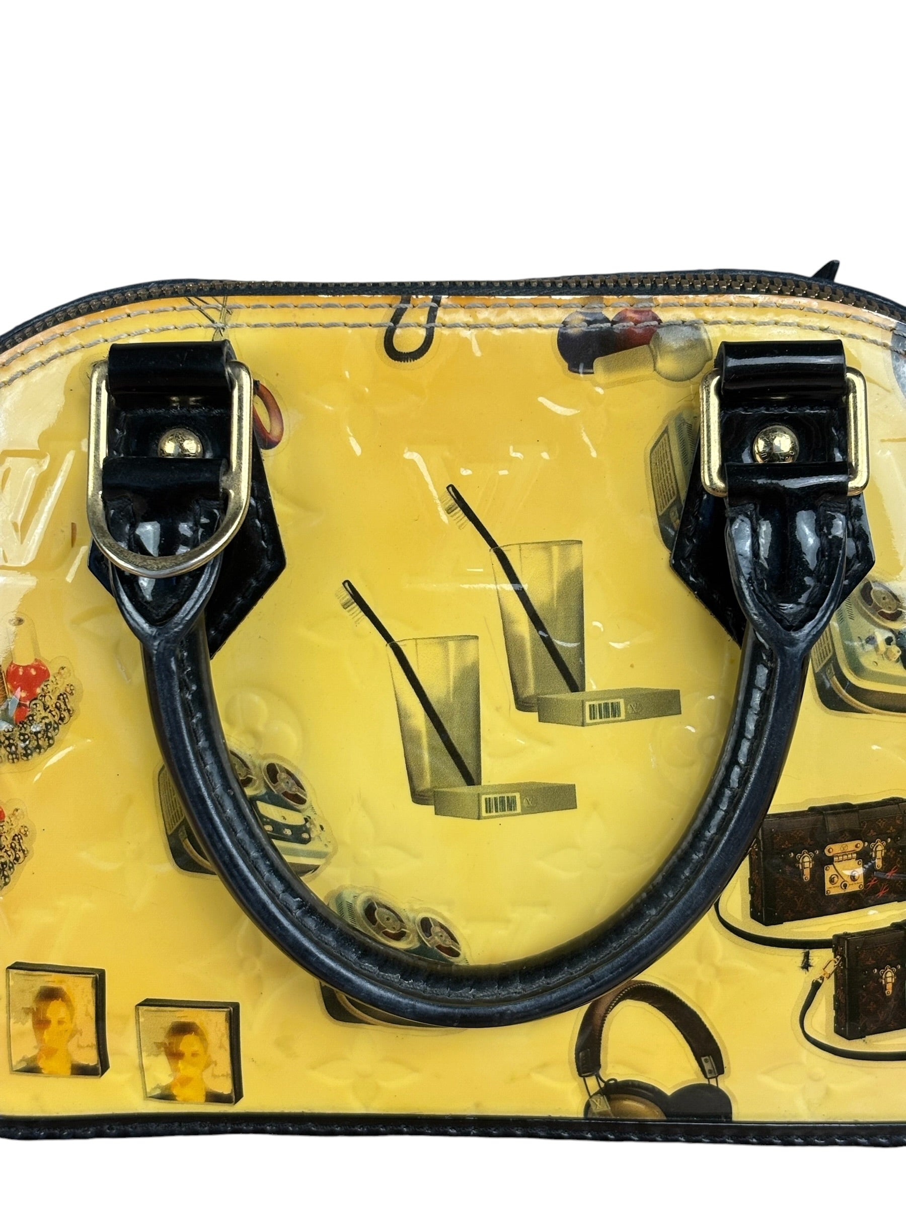 Louis Vuitton Alma BB Vernis Leather Stickers
